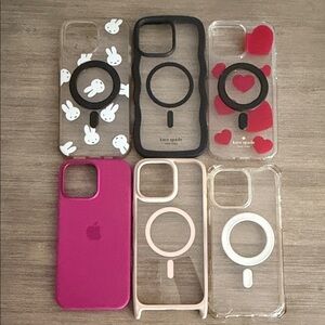 Set of 6 - iPhone 16 pro max cases